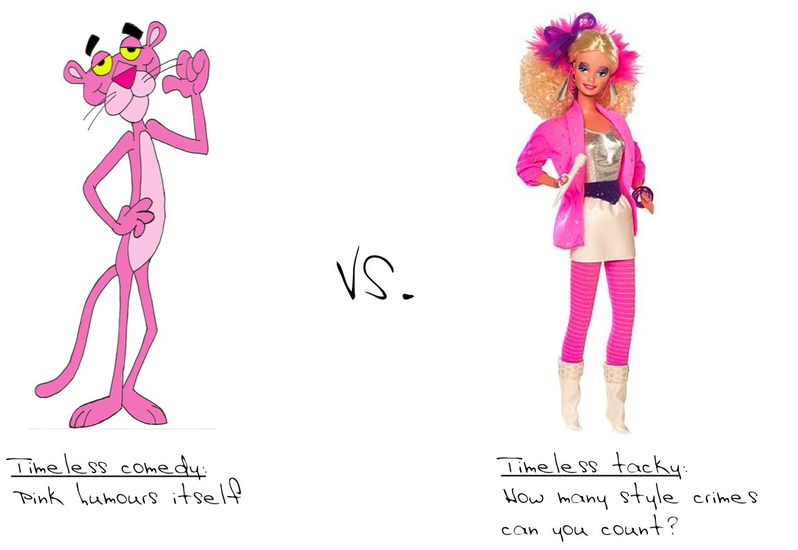 pink panther vs pink barbie