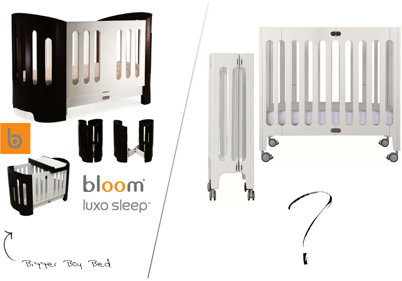 bloom luxo crib